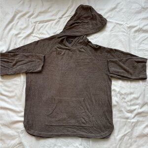 Barefoot Dreams Cozy Brown Hoodie